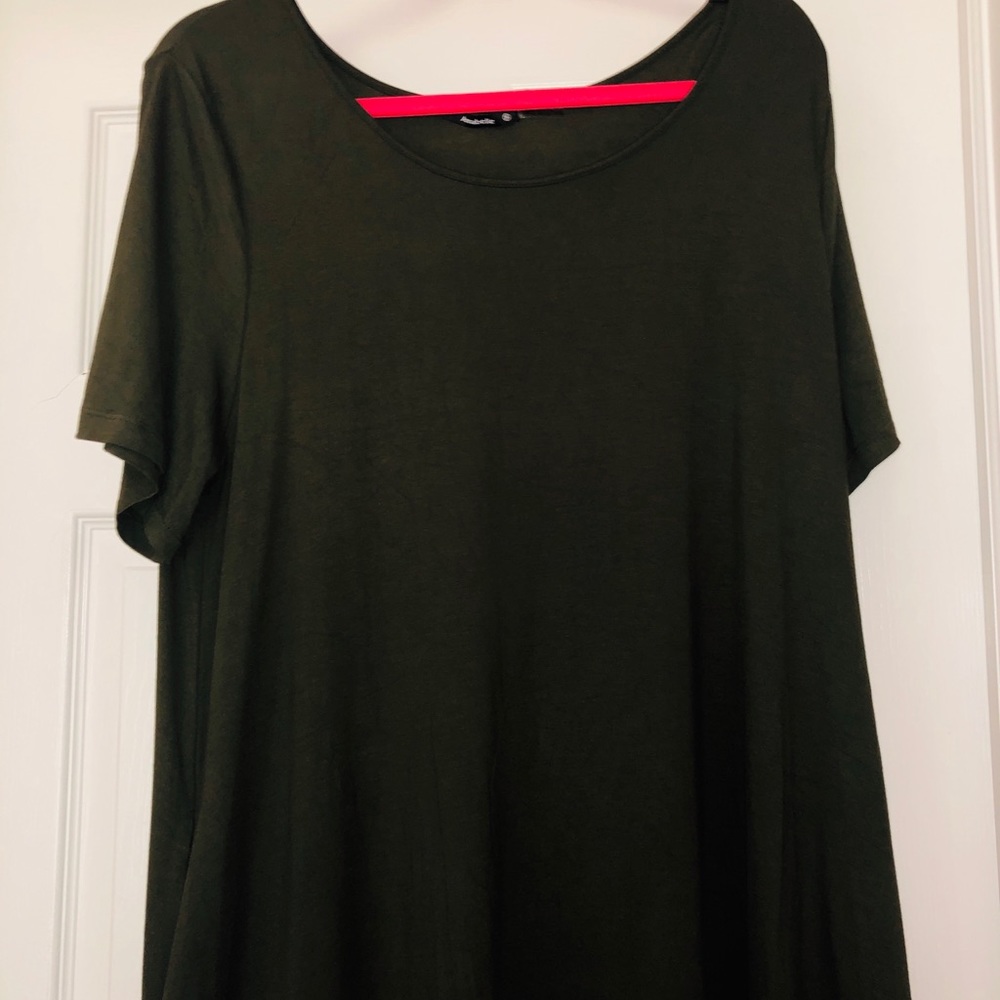 New sexy Ladies dark green Dress, Size 2x - Picture 5 of 7